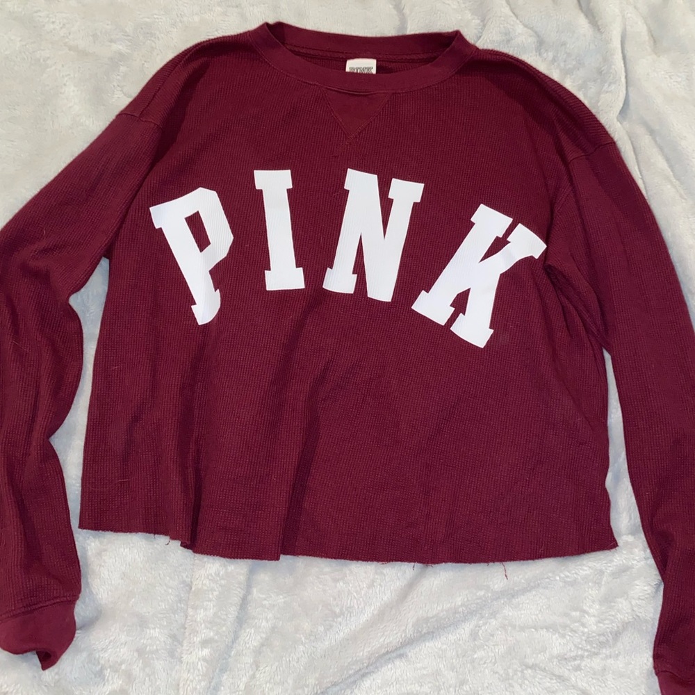 pink thermal long sleeve